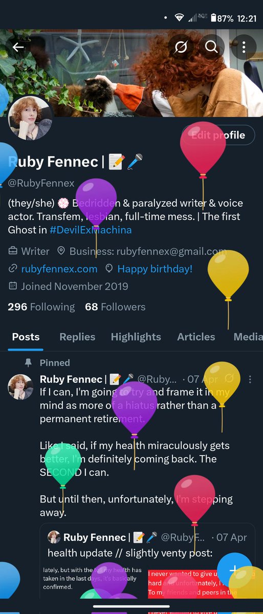 I'm being attacked by balloons