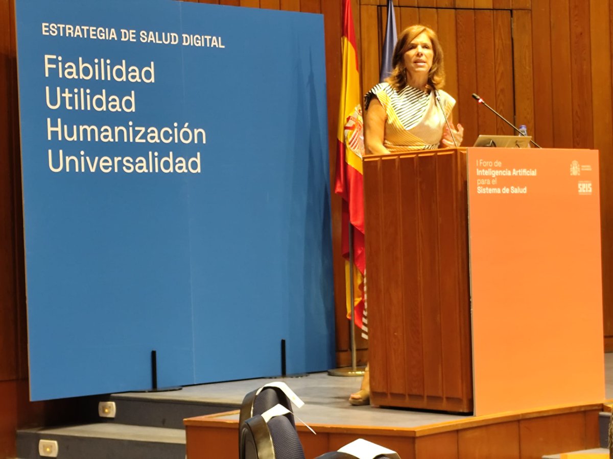 idisalud's tweet image. Finaliza la intervención de @mvillanuevafer en el #Foroiasalud25 de @sanidadgob y @SEISeSalud indicando que “@idisalud impulsa el Espacio de Datos de la Sanidad Privada (#EDSP), una iniciativa alineada con el Reglamento Europeo del Espacio de Datos Sanitarios (#EEDS) que integra…