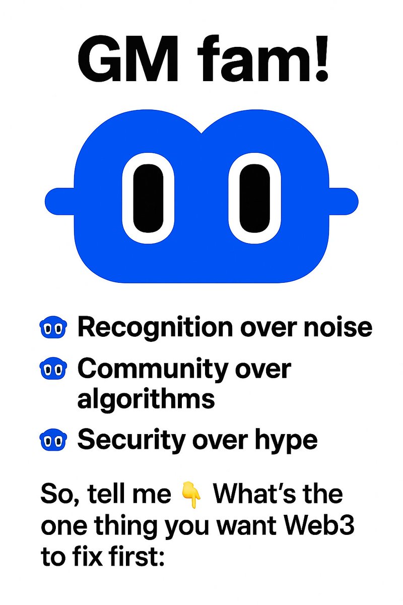 These blue glasses aren’t just a logo, they’re a lens. 👓
A lens where recognition matters, security comes first, and community wins.
Welcome to <a href="/billions_ntwk/">Billions</a> 🫶