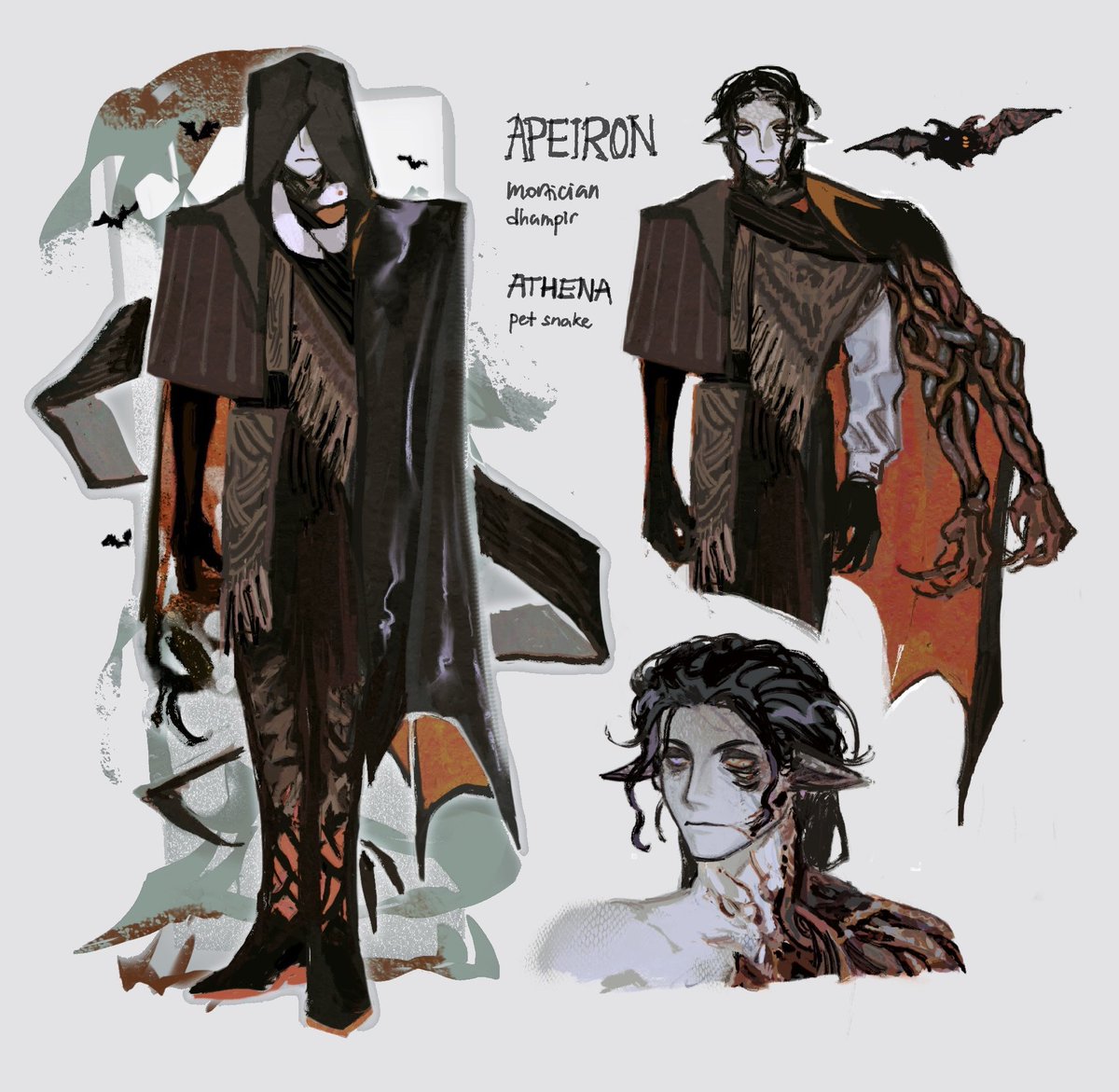 mittsushi's tweet photo. dhampir thing for ttrpg #oc https://t.co/Dy8nhhdEYi