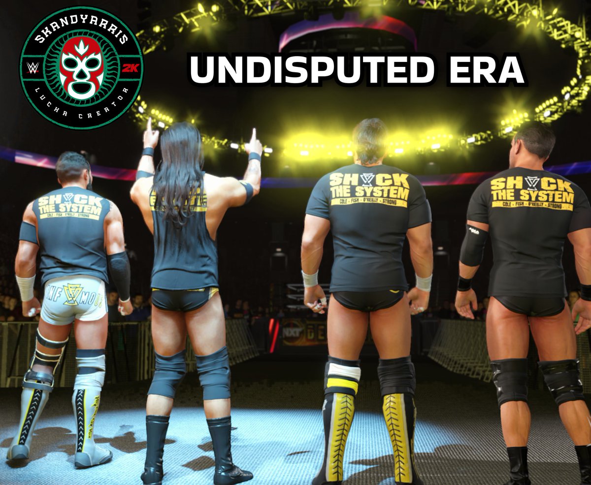 Andyh106Y's tweet image. IM FEELING GENEROUS I WANT TO ENJOY MY WEEKEND! 🤣 

NOW UPLOADED TO COMMUNITY CREATIONS!

UNDISPUTED ERA PACK!

FEATURING #ADAMCOLE #KYLEOREILLY #BOBBYFISH &amp;amp; #RODERICKSTRONG

SEARCH TAG: SKANDYARRIS106

CURRENT GEN ONLY!

IM NOT ENTIRELY HAPPY WITH RODERICKS MODEL BUT I WANT TO