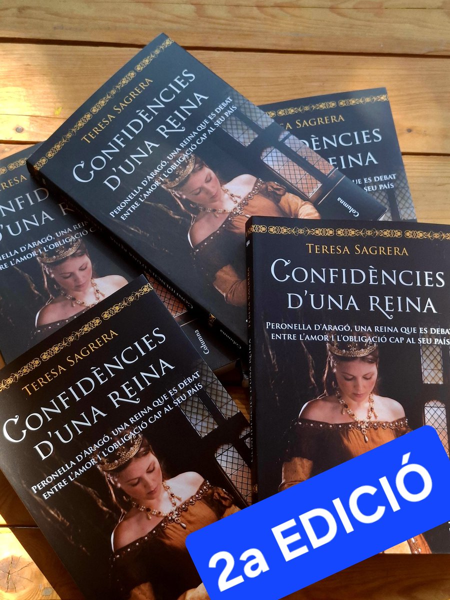 Ha sortit la 2a edició de CONFIDÈNCIES D'UNA REINA, finalista del Premi Nèstor Luján el 2012. A finals d'octubre al Vilamagore medieval es representa l'adaptació a teatre del Jaume Baucis. Ja el podeu encarregar! <a href="/columnaedicions/">Columna</a> <a href="/GloriaGash/">Gloria Gash</a> <a href="/bertabruna/">Berta Bruna</a>  @Vilamagore