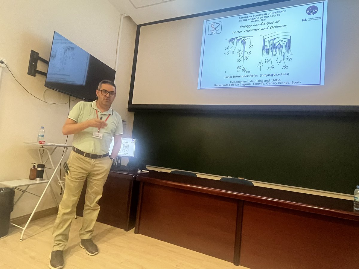 IFF_CSIC (@iff_csic) on Twitter photo Seguimos con Javier Hernández Rojas de la <a href="/IUDEA_ULL/">Institute of Advanced Studies Physics & Photonics</a> <a href="/ULL/">Universidad de La Laguna</a> que habla de Energy Landscapes of Water Hexamer and Octomer #SECMol #IFF <a href="/CSIC/">CSIC</a> #CampusSerrano Seguimos con Javier Hernández Rojas de la <a href="/IUDEA_ULL/">Institute of Advanced Studies Physics & Photonics</a> <a href="/ULL/">Universidad de La Laguna</a> que habla de Energy Landscapes of Water Hexamer and Octomer #SECMol #IFF <a href="/CSIC/">CSIC</a> #CampusSerrano