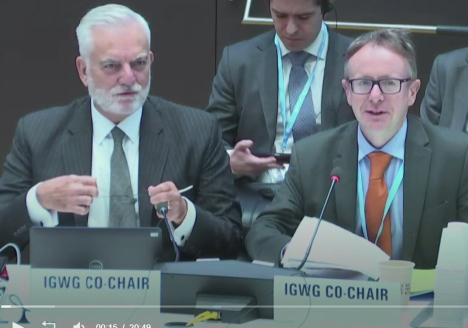 📢Day 4 of the 2nd Intergovernmental Working Group (IGWG2) to develop a Pathogen Access and Benefits Sharing (PABS) Annex for the #pandemictreaty started with a short briefing on yesterday’s closed sessions.

Co-chairs (Brazil, UK) updated relevant stakeholders on progress.

🧵