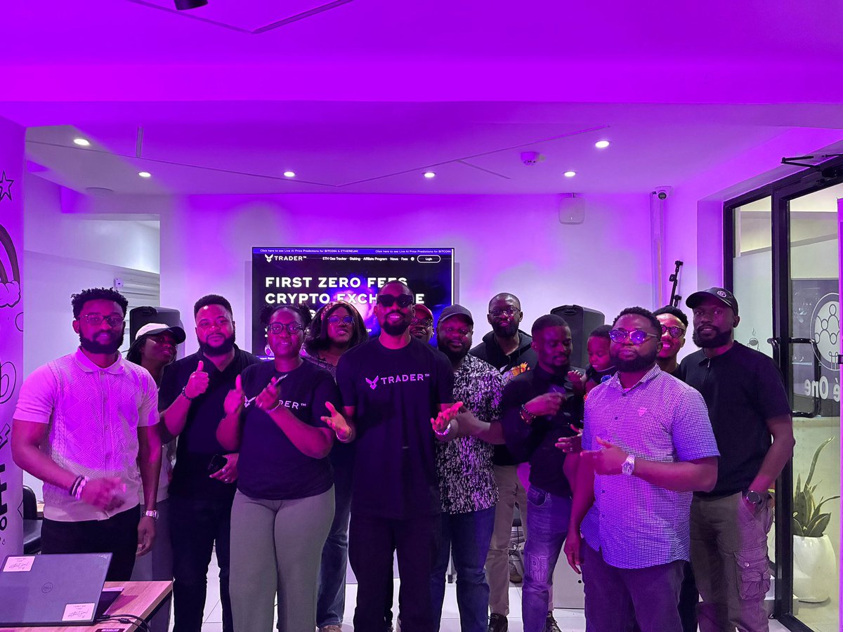✨ Yesterday, we took #VTraderAfrica offline in Lagos!
A bold meetup filled with education, Q&amp;A, USDT prizes 🎉, and good vibes.

The journey to 0% fee trading across Africa is just getting started 🚀

#CryptoAfrica #Bitcoin #DeFi #CryptoNigeria #vTrader