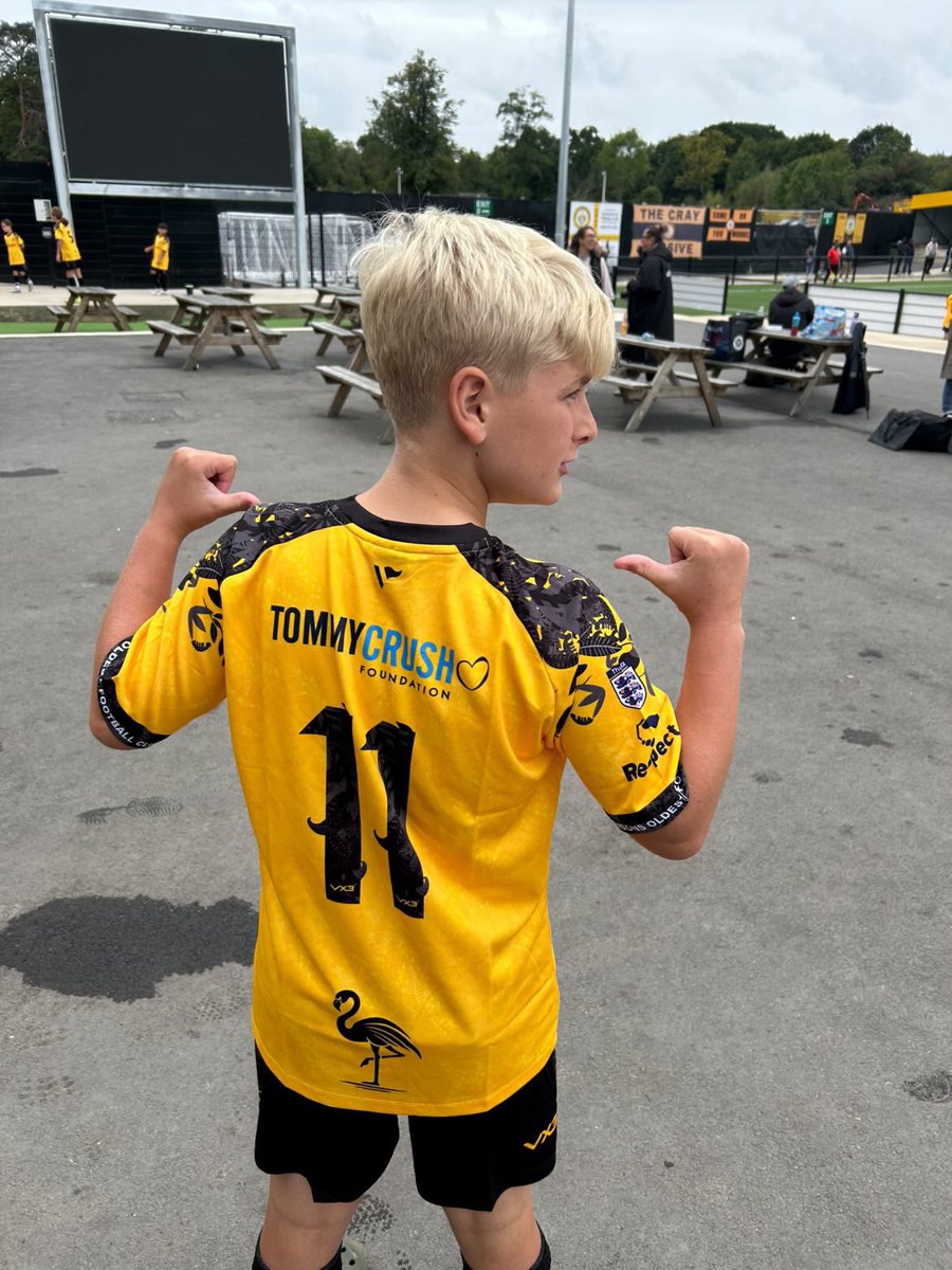 A huge thank you to <a href="/OfficialWands/">Cray Wanderers FC</a> who will be displaying our logo on their junior shirts. 

Here is Charlie from the U11 Wolves showing some support for TCF. 

Best of luck for the season guys. 

#mentalhealthawareness #suicidepreventionawareness