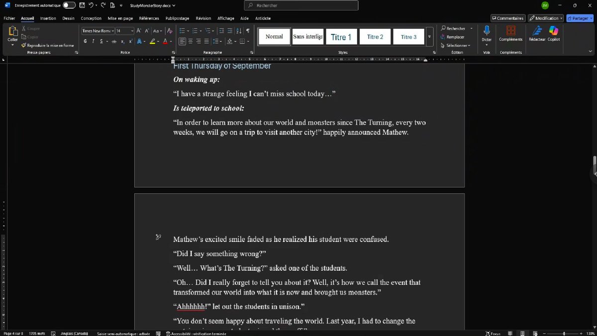 Writing isn’t the flashiest part of game dev — no shiny effects or big monsters to show — but it’s one of the most important. Every line helps shape the world of Study &amp; Monster. 📝
#GameDev #IndieDev #Writing #ShowcaseThursday
