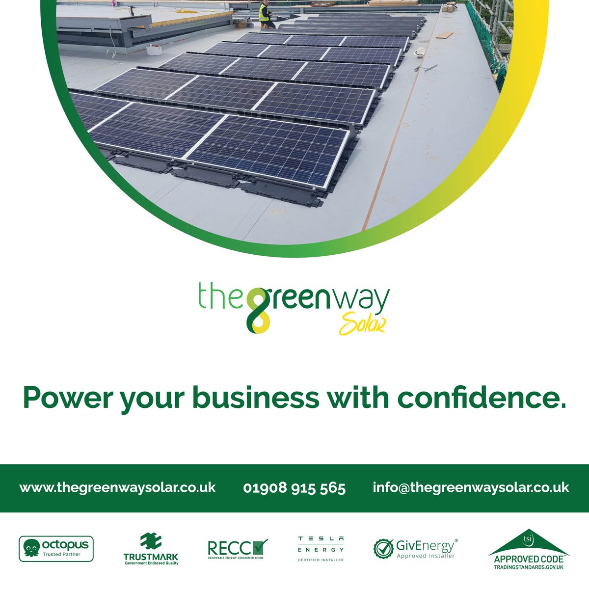 thegreenwaysol's tweet image. Power your business with confidence 💼⚡ 

With solar from The Green Way Solar, you’ll lower your overheads and boost your environmental credentials. 

Find out more: thegreenwaysolar.co.uk

#SolarCommercial #BusinessEnergy #GreenSolutions