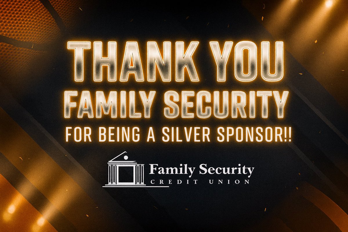 Family Security Credit Union is more than a sponsor they’re part of the Black Bear family. 🐾 Huge Thank You for being a Silver Sponsor! Support those who support us bank with Family Security! 🏀 #BBN #blackbearmentality #NoExcuses #SilverSponsor
