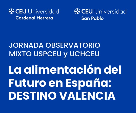 Food for Life-Spain (@food4lifespain) on Twitter photo 📢 El próximo 8 de octubre, tendrá lugar “La alimentación del Futuro en España: DESTINO VALENCIA”, una jornada organizada por el observatorio mixto <a href="/USPCEU/">Universidad CEU San Pablo</a> y <a href="/uchceu/">Universidad CEU UCH</a>
Todos los detalles 👇🏻
foodforlife-spain.es/el-observatori… 📢 El próximo 8 de octubre, tendrá lugar “La alimentación del Futuro en España: DESTINO VALENCIA”, una jornada organizada por el observatorio mixto <a href="/USPCEU/">Universidad CEU San Pablo</a> y <a href="/uchceu/">Universidad CEU UCH</a>
Todos los detalles 👇🏻
foodforlife-spain.es/el-observatori…