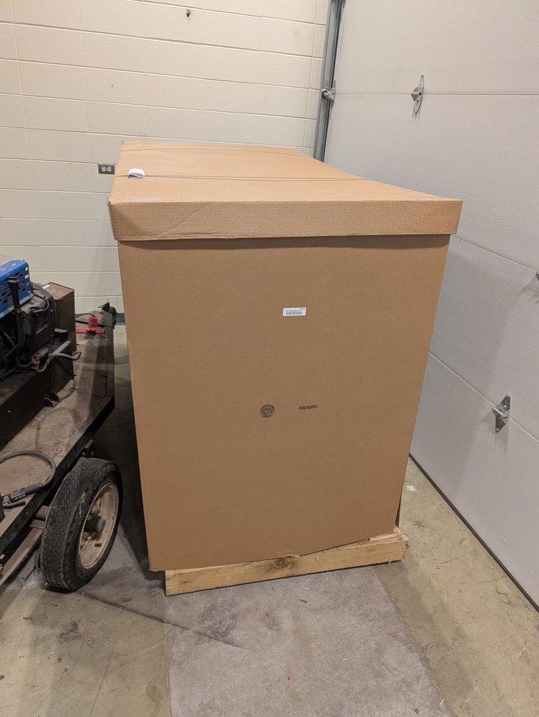 🚀 Big things are happening in Mr. Rullman’s Advanced Manufacturing class! A brand-new piece of equipment has just arrived at Lawrenceburg High School. Right now, it’s still boxed up and waiting to be unwrapped!