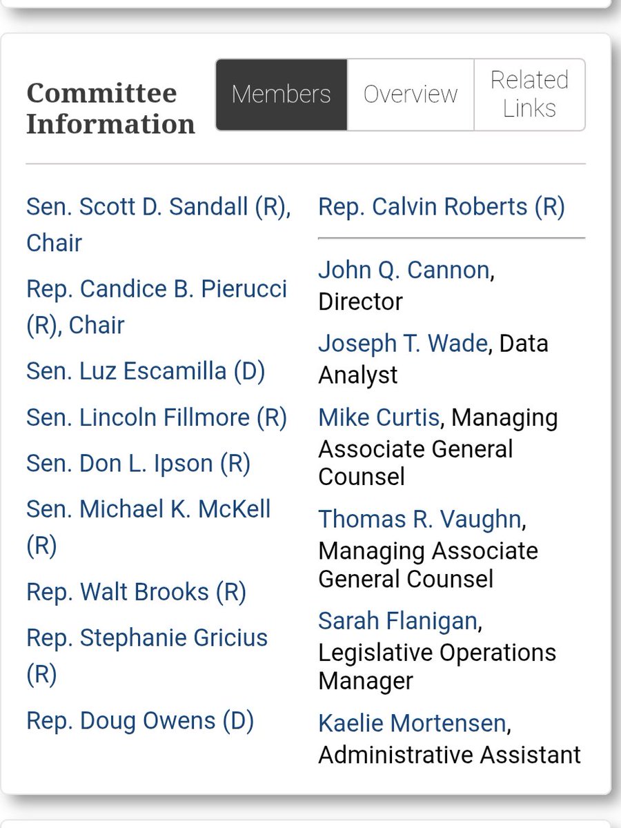 Lindsay Aerts (@lindsayonair) on Twitter photo ICYMI: Here's who's a part of Utah's new redistricting committee in charge of producing new maps by next Thursday. There are 8 Republicans and 2 Democrats. #utpol #utleg <a href="/abc4utah/">ABC4 News</a> ICYMI: Here's who's a part of Utah's new redistricting committee in charge of producing new maps by next Thursday. There are 8 Republicans and 2 Democrats. #utpol #utleg <a href="/abc4utah/">ABC4 News</a>