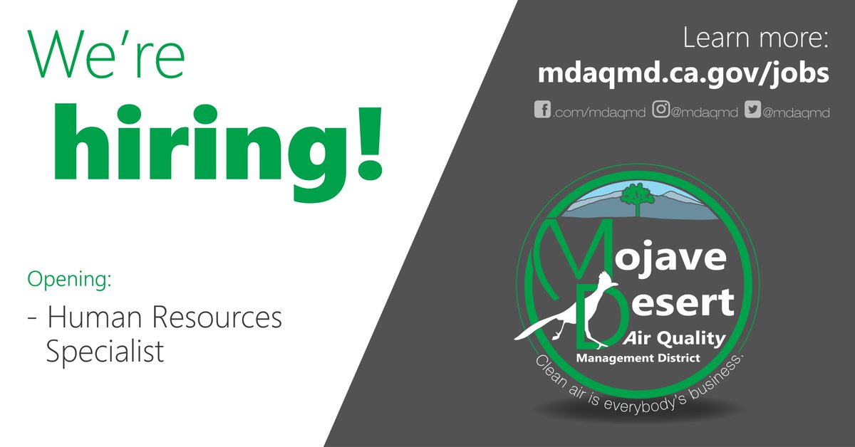Mojave Desert #AirQuality Management District tweet media