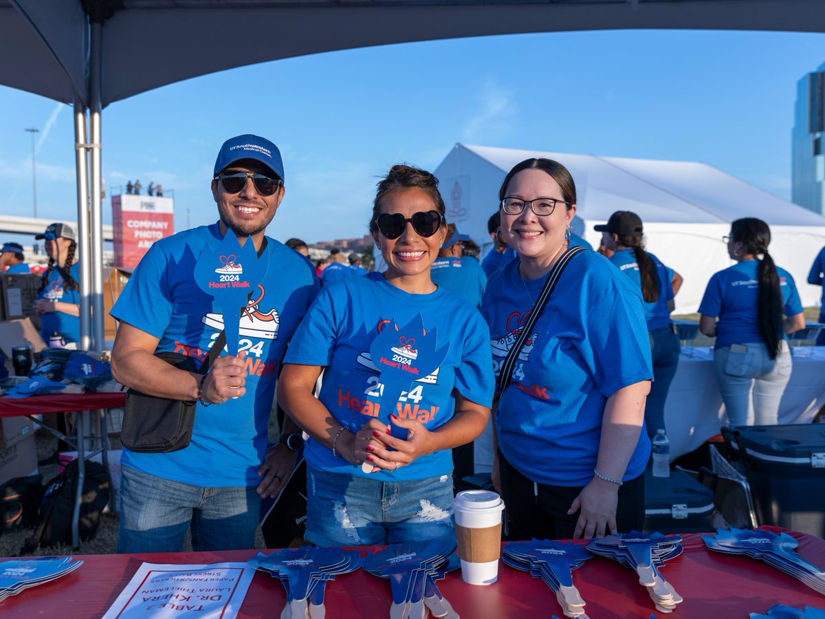 utswheart's tweet image. For fifteen years, our UTSW community has taken part in the Dallas Heart Walk to raise awareness for heart health. We hope you&apos;ll join us on October 18 at the Levy Event Plaza in Irving! Let&apos;s take care of our hearts together. Register: bit.ly/4nyQm5x