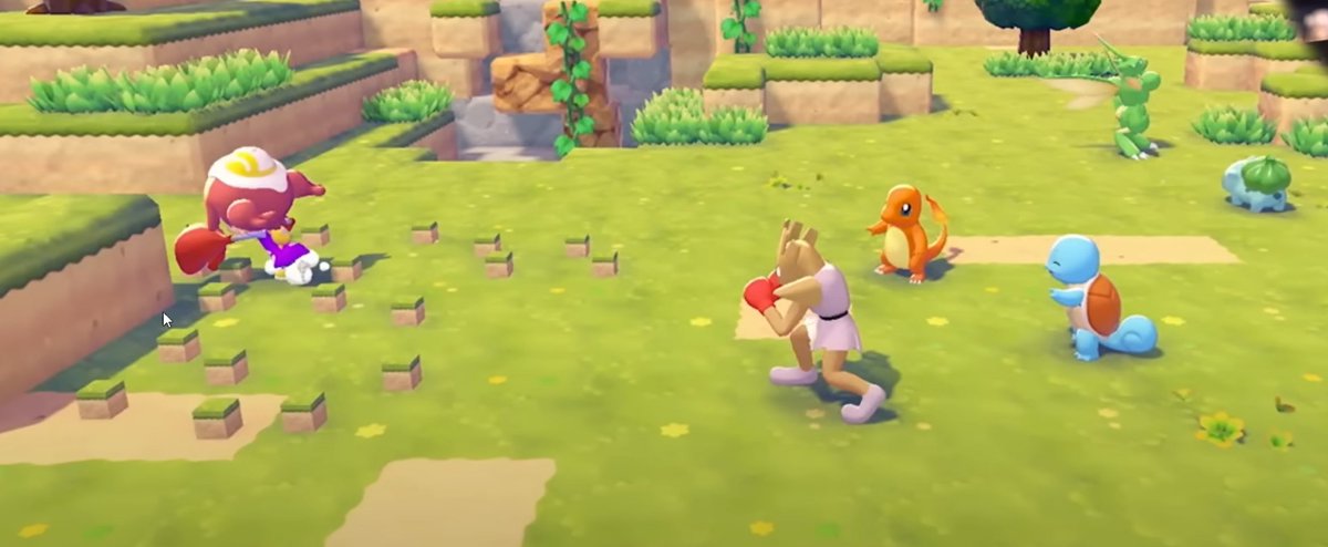 dcoderio's tweet image. Seria legal se a Mojang fizesse uma patente de &quot;blocos em cubos ao manipular terreno&quot; para fazer a Nintendo sentir um pouco do absurdo que eles inventam nesse novo jogo do Pokemon.