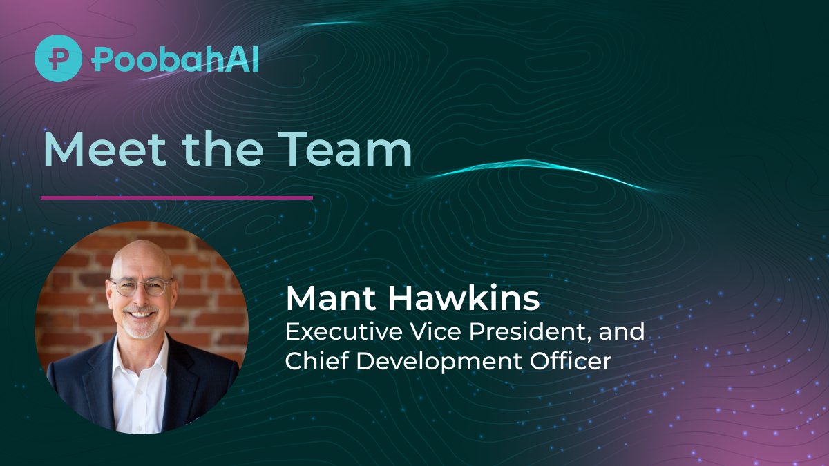 👋 Meet Mant Hawkins, EVP &amp; CDO of PoobahAI.

From TopGun pilot to blockchain pioneer, Mant has 30+ years of leadership turning frontier tech into real-world solutions. Now helping make Web3 accessible for innovators everywhere.

👉 poobah.ai