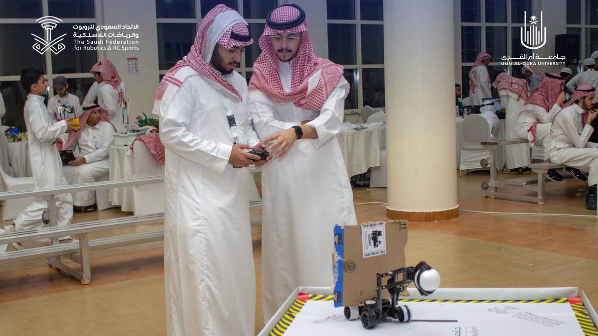 أجواء مليئة بالشغف والتحدي 🤖🔥 في بطولة الروبوتات الصيفية ٢٠٢٥، حيث يلتقي الإبداع بالمنافسة 🦾✨

An atmosphere full of passion and challenge 🤖🔥 at the 2025 Summer Robotics Championship, where creativity meets competition 🦾✨

<a href="/dsauqu/">عمادة شؤون الطلاب</a> <a href="/uqu_edu/">جامعة أم القرى</a> <a href="/RAIC_UQU/">نادي الروبوت والذكاء الاصطناعي</a>