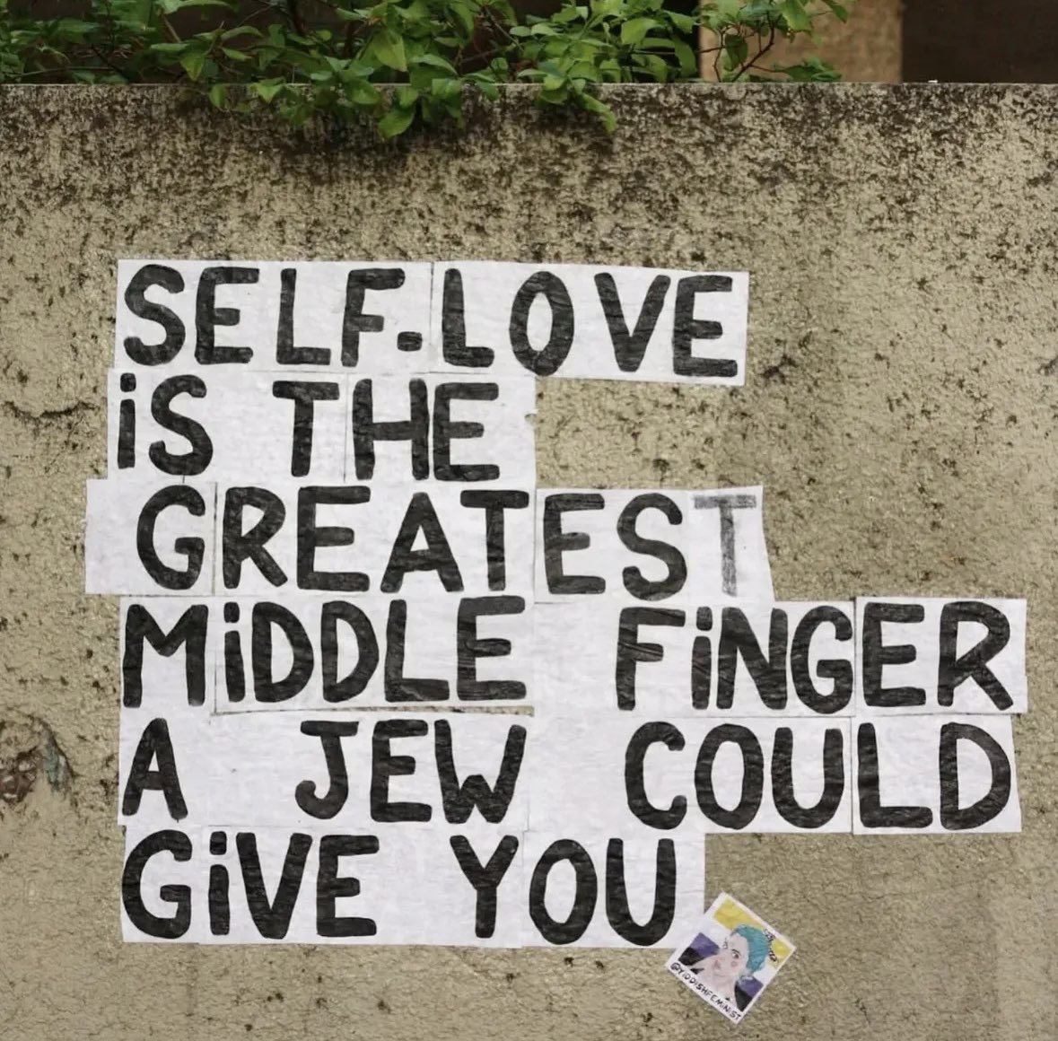 Love yourself Jew!!