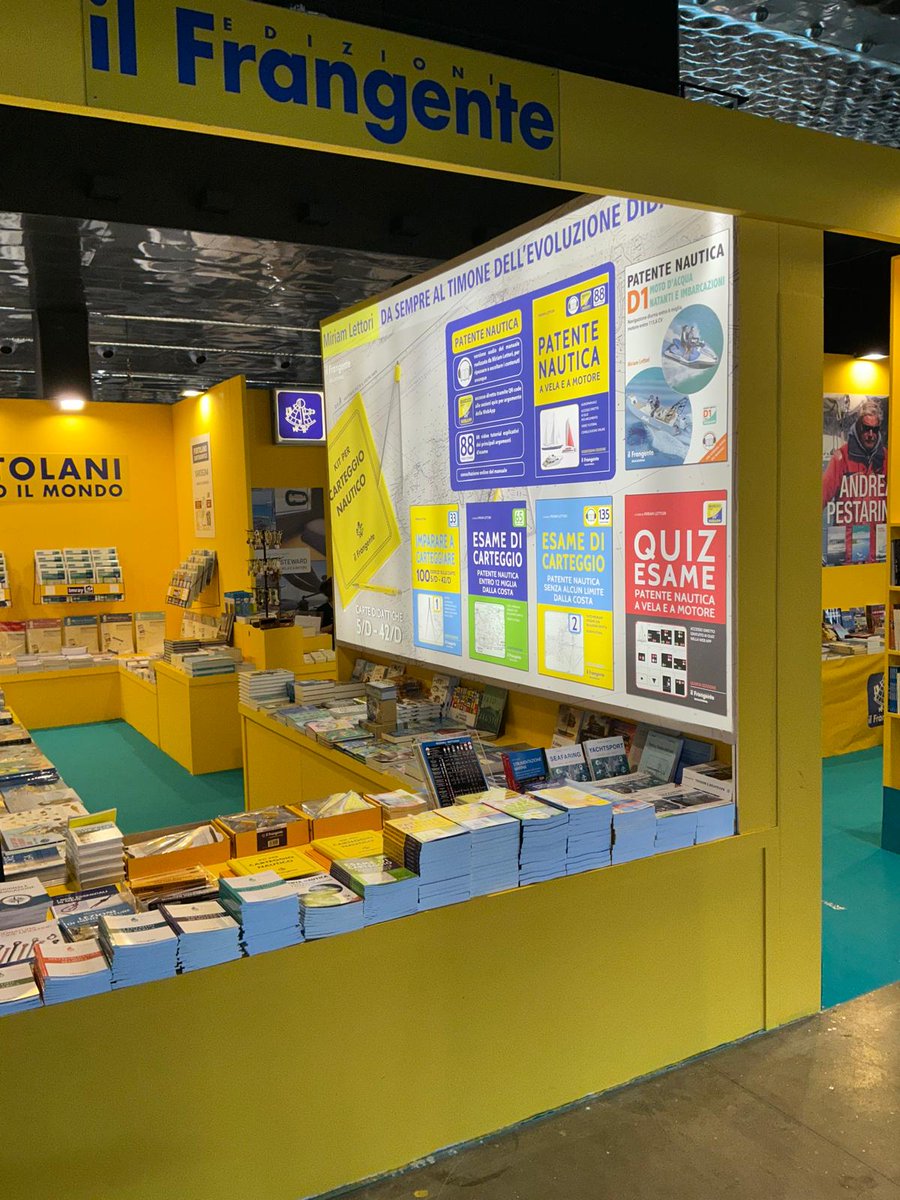 [#salonenauticointernazionale] Tutto pronto per la 65° edizione del <a href="/SaloneNautico/">Salone Nautico</a> 
📚 Vieni a sfogliare le novità allo stand!
Edizioni il Frangente
⚓️Stand TY27 - PADIGLIONE B AMMEZZATO 
#ilfrangente #salonenauticogenova #genovaboatshow