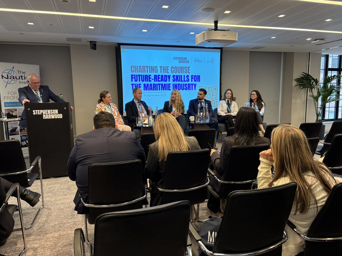 London International Shipping Week 2025 (@liswofficial) on Twitter photo Discussion heats up on topic of future-ready skills for maritime decarbonisation <a href="/WISTAUK/">WISTA UK</a> <a href="/NauticalInst/">Nautical Institute</a> final panel session of LISW25. Expert voices from <a href="/lloydsregister/">Lloyd's Register</a> <a href="/Oceantechgroup/">Ocean Technologies Group</a> <a href="/LROneOcean/">OneOcean</a> <a href="/UKPandI/">UK P&I Club</a> <a href="/MLA_College/">MLA College</a> Lemur Maritime, Fleetwood Nautical <a href="/trinityhouse_uk/">Trinity House</a> Discussion heats up on topic of future-ready skills for maritime decarbonisation <a href="/WISTAUK/">WISTA UK</a> <a href="/NauticalInst/">Nautical Institute</a> final panel session of LISW25. Expert voices from <a href="/lloydsregister/">Lloyd's Register</a> <a href="/Oceantechgroup/">Ocean Technologies Group</a> <a href="/LROneOcean/">OneOcean</a> <a href="/UKPandI/">UK P&I Club</a> <a href="/MLA_College/">MLA College</a> Lemur Maritime, Fleetwood Nautical <a href="/trinityhouse_uk/">Trinity House</a>