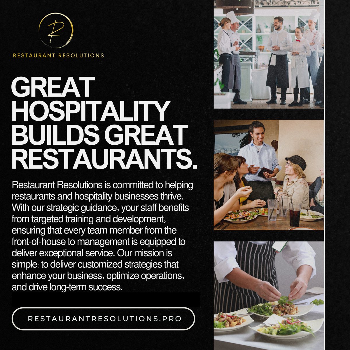 RRezolutions's tweet image. ✨ At Restaurant Resolutions, we believe that true success starts with hospitality. From staff training to guest experience strategies, we help you build a restaurant where service shines and guests keep coming back. 🍽️
restaurantresolutions.pro