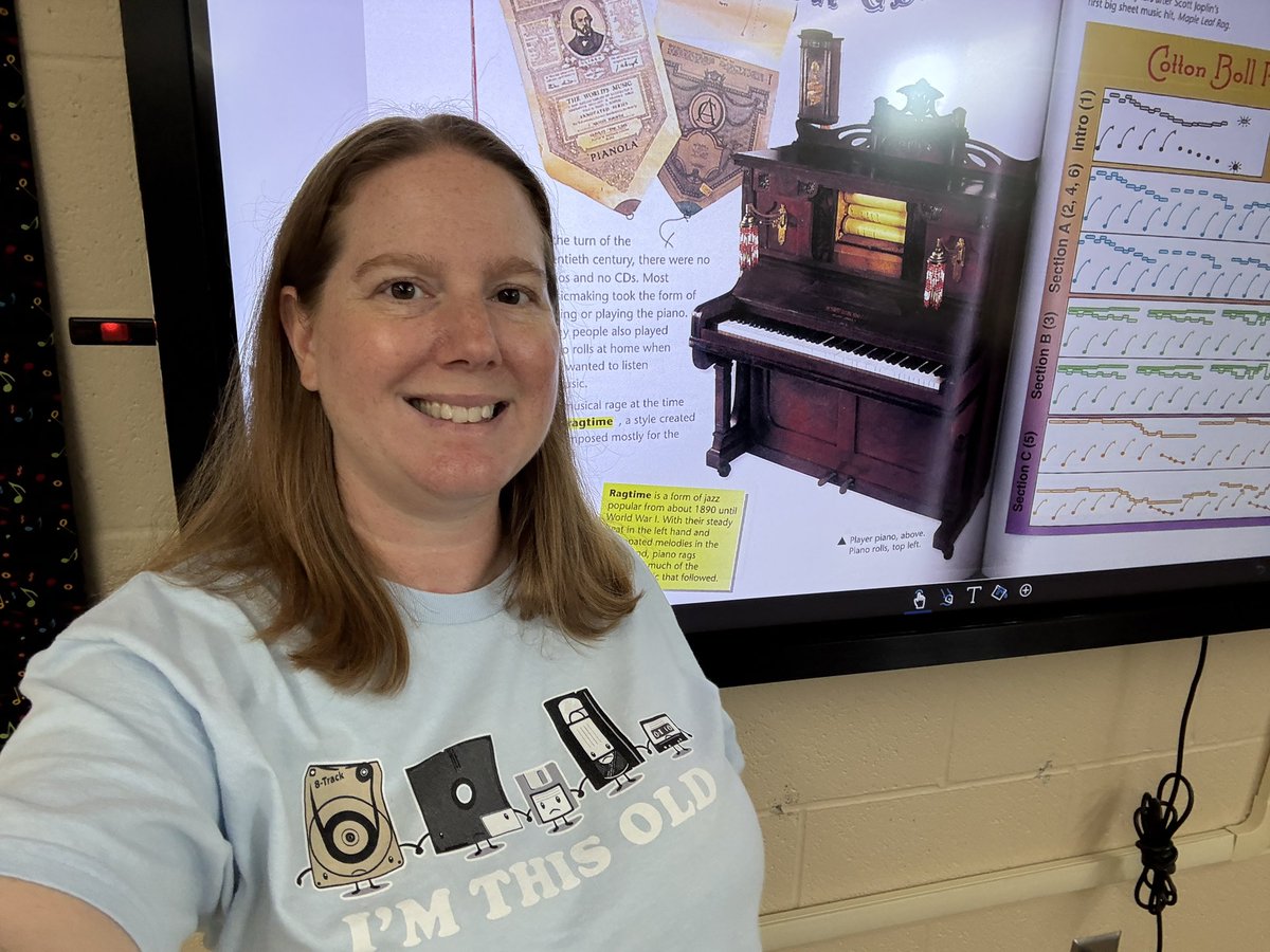 5th grade is learning about player pianos. It’s amazing how music listening has changed over the years!