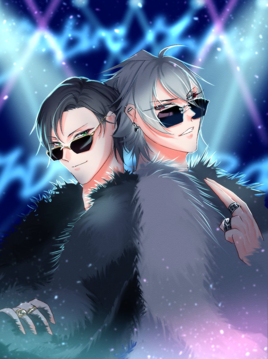 左銃のデュエット
このコンセプトでもいいです
という絵（絶対にない）