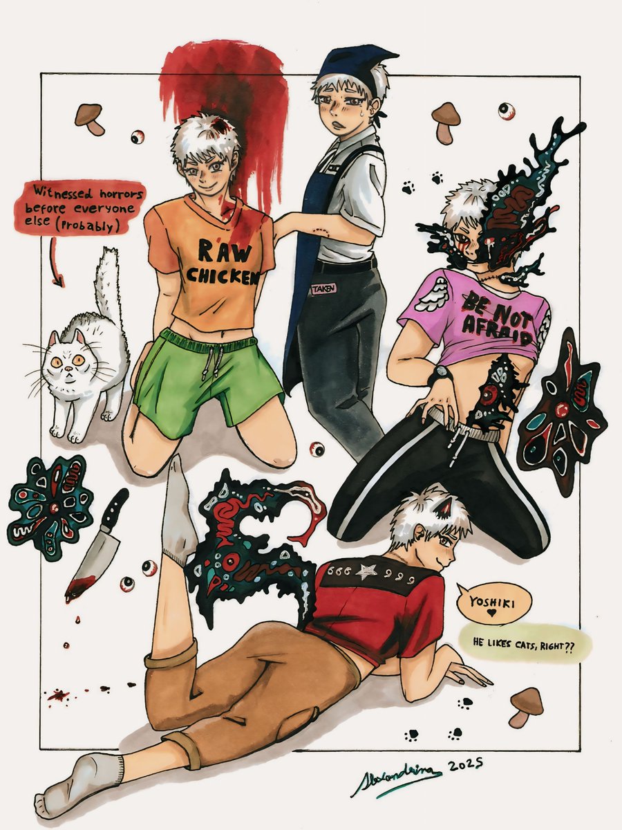 All this mess just because I wanted to practice poses and clothing and the murderous gay devil ended up being my "victim" 💀

#HikarugaShindaNatsu #TSHD

🔄 + ♥️ VERY APPRECIATED