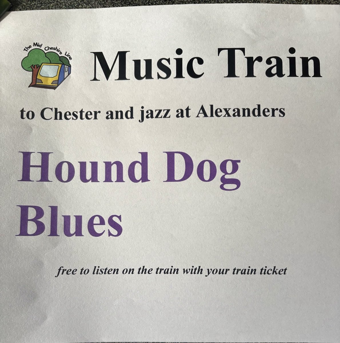 Friends of Altrincham Interchange (@foainterchange) on Twitter photo It’s #MusicTrain night on the 18:36 from #Altrincham to #Chester on <a href="/northernassist/">NORTHERN 🚆</a> tonight. Contact alexanderslive.com
midcheshirerail.org.uk for details. It’s #MusicTrain night on the 18:36 from #Altrincham to #Chester on <a href="/northernassist/">NORTHERN 🚆</a> tonight. Contact alexanderslive.com
midcheshirerail.org.uk for details.