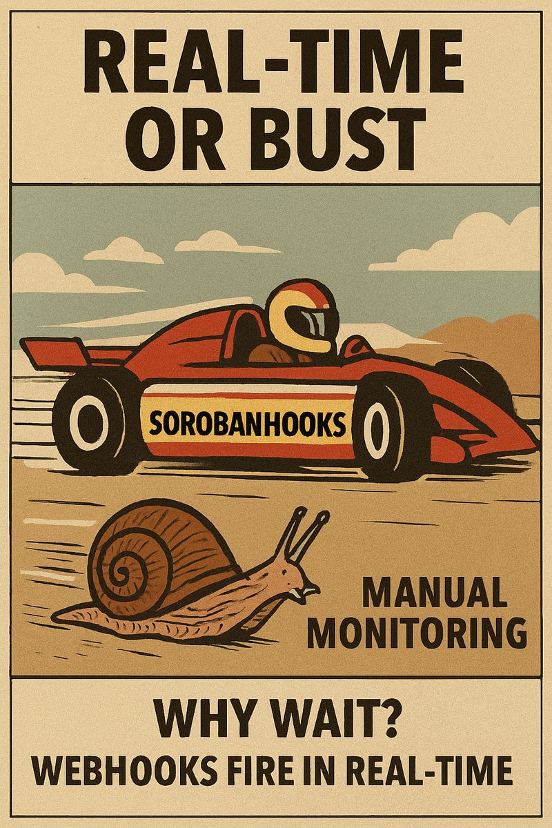 sorobanhooks's tweet image. 🚀 Real-time or bust. Why crawl when you can stream?
 Webhooks fire instantly with @sorobanhooks.

#SorobanHooks #Web3