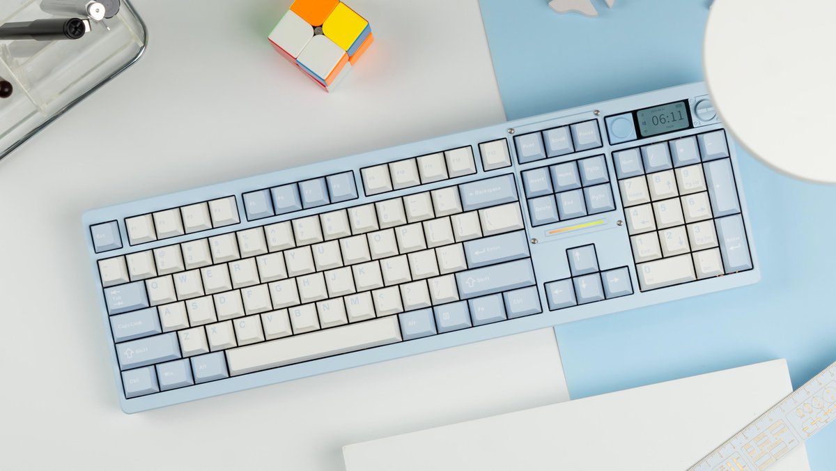 Chilkeykeeb's tweet image. Meet ND104 - your daily driver features a  LCD, knob and calculator. Check more at chilkey.com/pages/nd104-co…
#ND104 #chilkey #keyboard