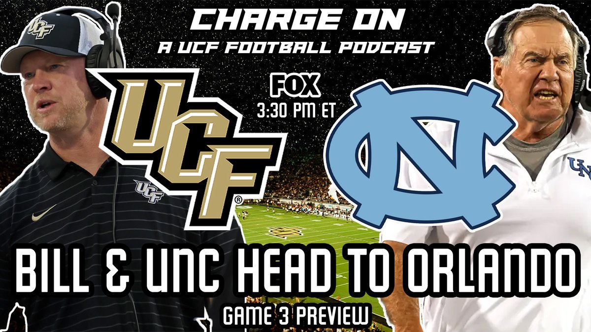 Didn't mean to post early but an all new CHARGE ON is now LIVE‼️

We preview #UCF vs #UNC and why this game is more of a toss-up than what the line says👀

📺-youtu.be/c67b-u-E074
📻-open.spotify.com/episode/6RzoGF…
🍎-podcasts.apple.com/us/podcast/ucf…