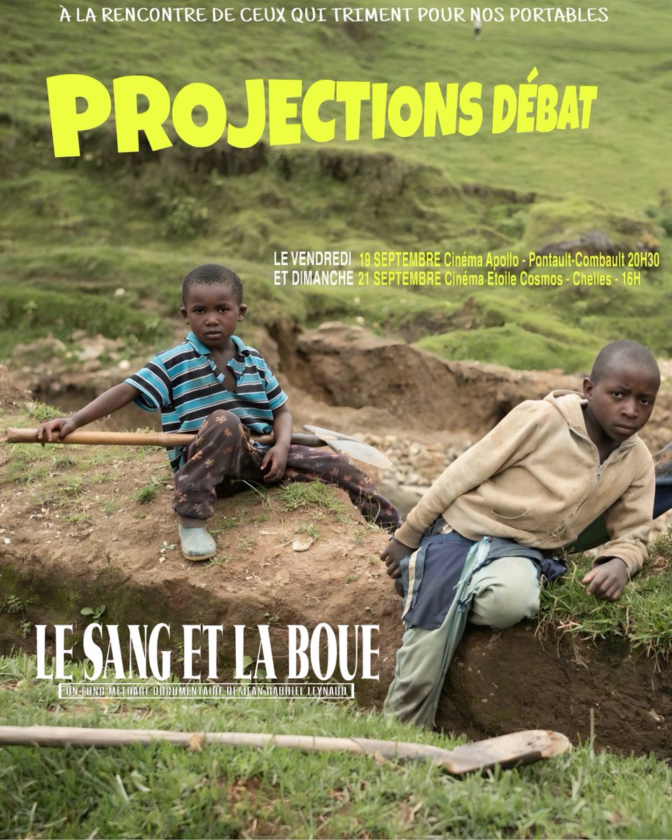 🎬 Projection-débat
Le film Le sang et la boue sera présenté en présence du réalisateur Jean-Gabriel Leynaud :

Venez explorer ce film captivant et participez à une discussion avec le réalisateur sur les thématiques engagées qu'il aborde.

#LeSangEtLaBoue #cinema