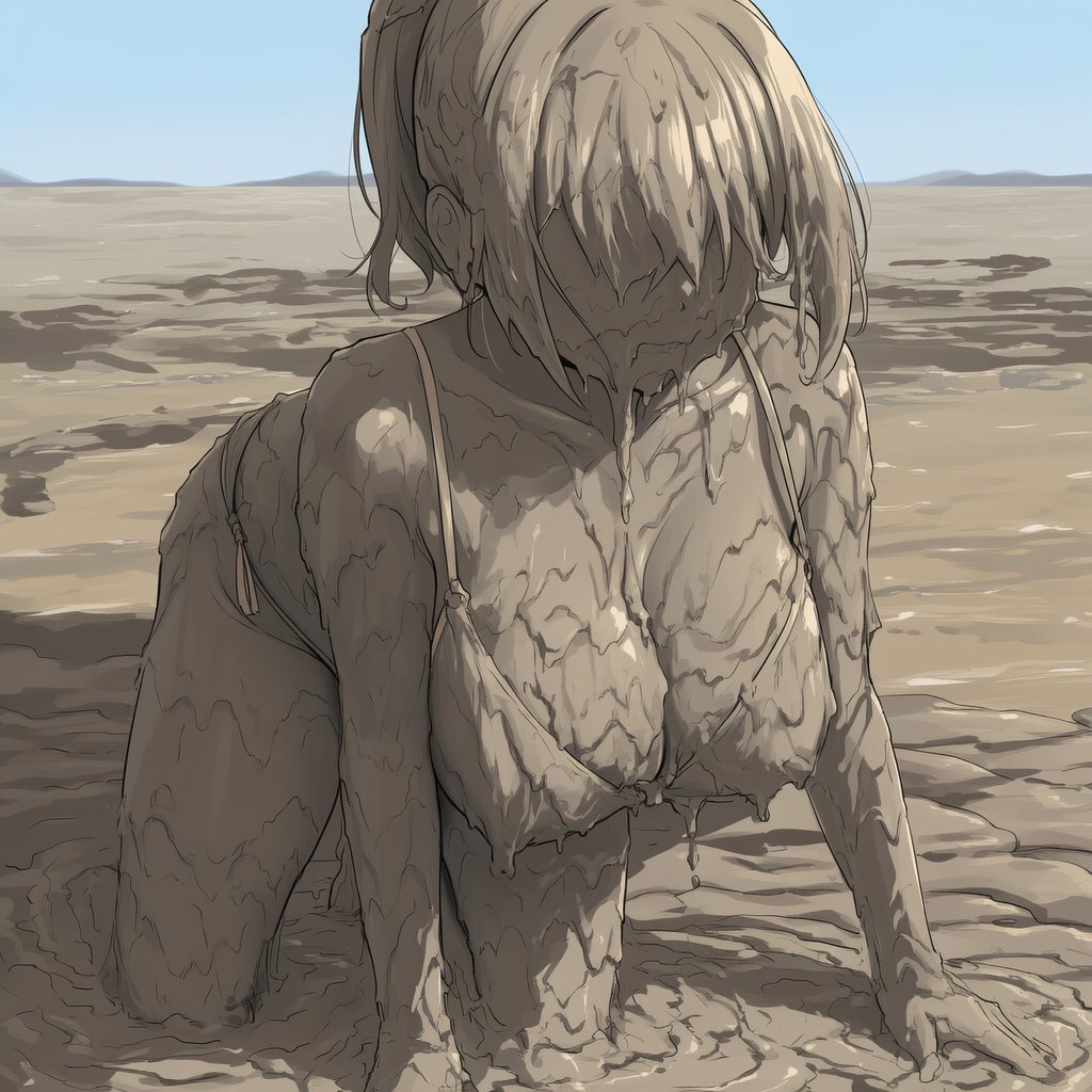 ichigo_magic15's tweet photo. Xユーザーさん限定の泥んこイラストです！ 
#泥んこ #messy #WAM 
Pixivでも限定イラストをアップしているので、よろしければそちらもチェックしてみてください！ https://t.co/llTLeKYX0h