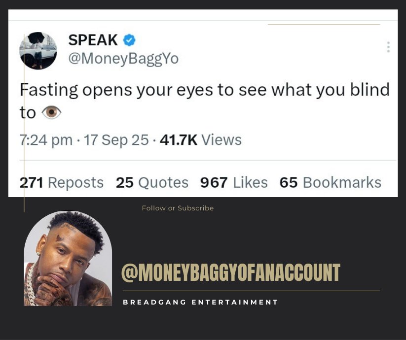 #MoneybaggYo Speaking The Truth, no matter what God is still involved in the journey. Goo