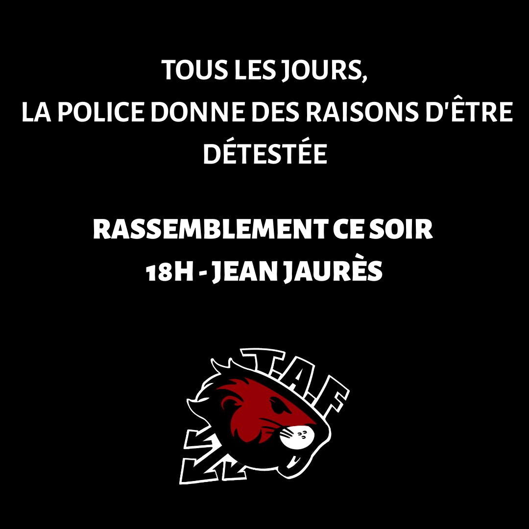 Rassemblement 18h à Jean Jaurès en soutien aux interpellé.e.s
#Tours #18septembre