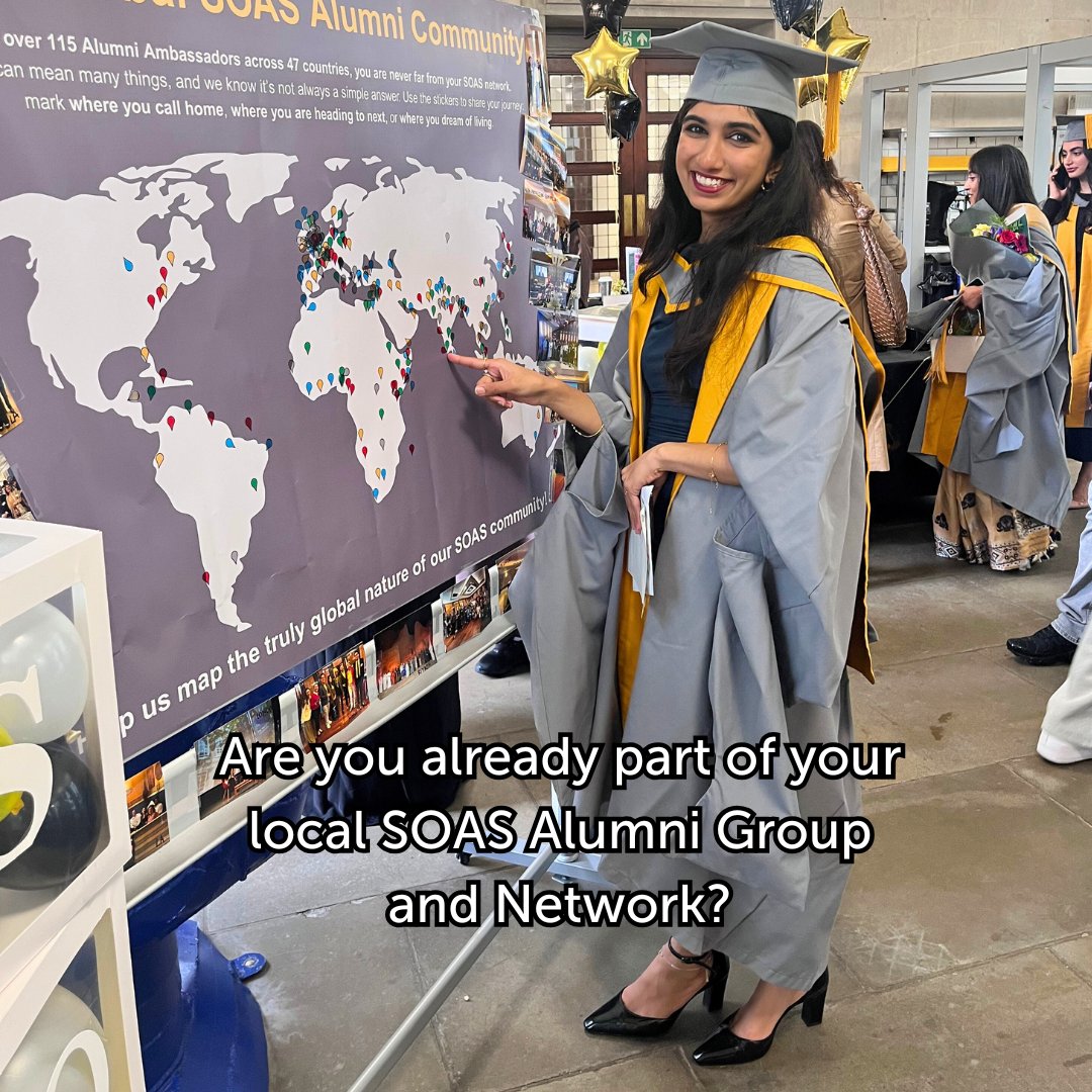 SOASalumni's tweet image. ✨ Wherever you are, SOAS is too! Join events, meet local grads, and connect with our amazing Alumni Ambassadors across 47 countries. 🌏
More info: soas.ac.uk/about/alumni/a…
#SOASalumni #AlumniGroups #SOASambassadors #SOASnetwork #SOAScommunity