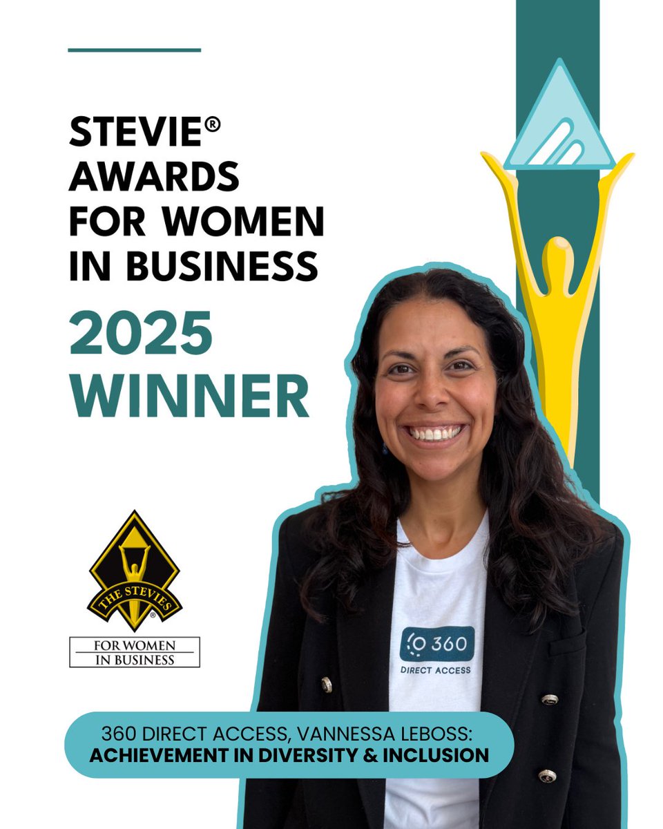 360 Direct Access/Vannessa LeBoss has been named a Finalist in the 22nd annual <a href="/TheStevieAwards/">The Stevie® Awards</a> for Women in Business for Achievement in Diversity &amp; Inclusion.

Read more about the 2025 competition and view the honored organizations: hubs.ly/Q03JZ6Mb0.
