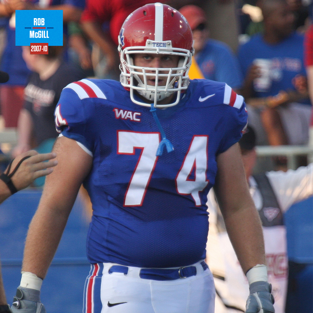 LATechFB's tweet photo. @ColbyCameronTCA @Johnsimon31 @J_Barnes10 @JordanMills_67 @coachcuthbert51 @JeLLy_ThaDON @M_Broha 
@luke_mccown 
Rob McGill
Quin Harris https://t.co/G1EFIHPCkd