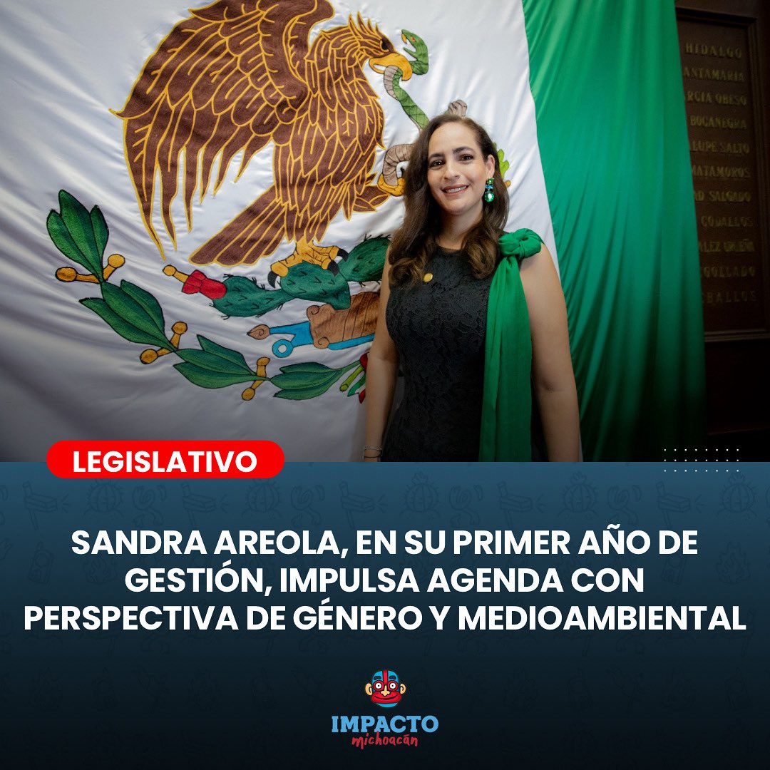 ImpactoMich's tweet image. La diputada local Sandra Arreola, ha consolidado iniciativas que reflejan el doble compromiso del Partido Verde: la protección irrestricta del medio ambiente y el desarrollo social sostenible de las y los michoacanos.

👉 tinyurl.com/32pv8c8e
