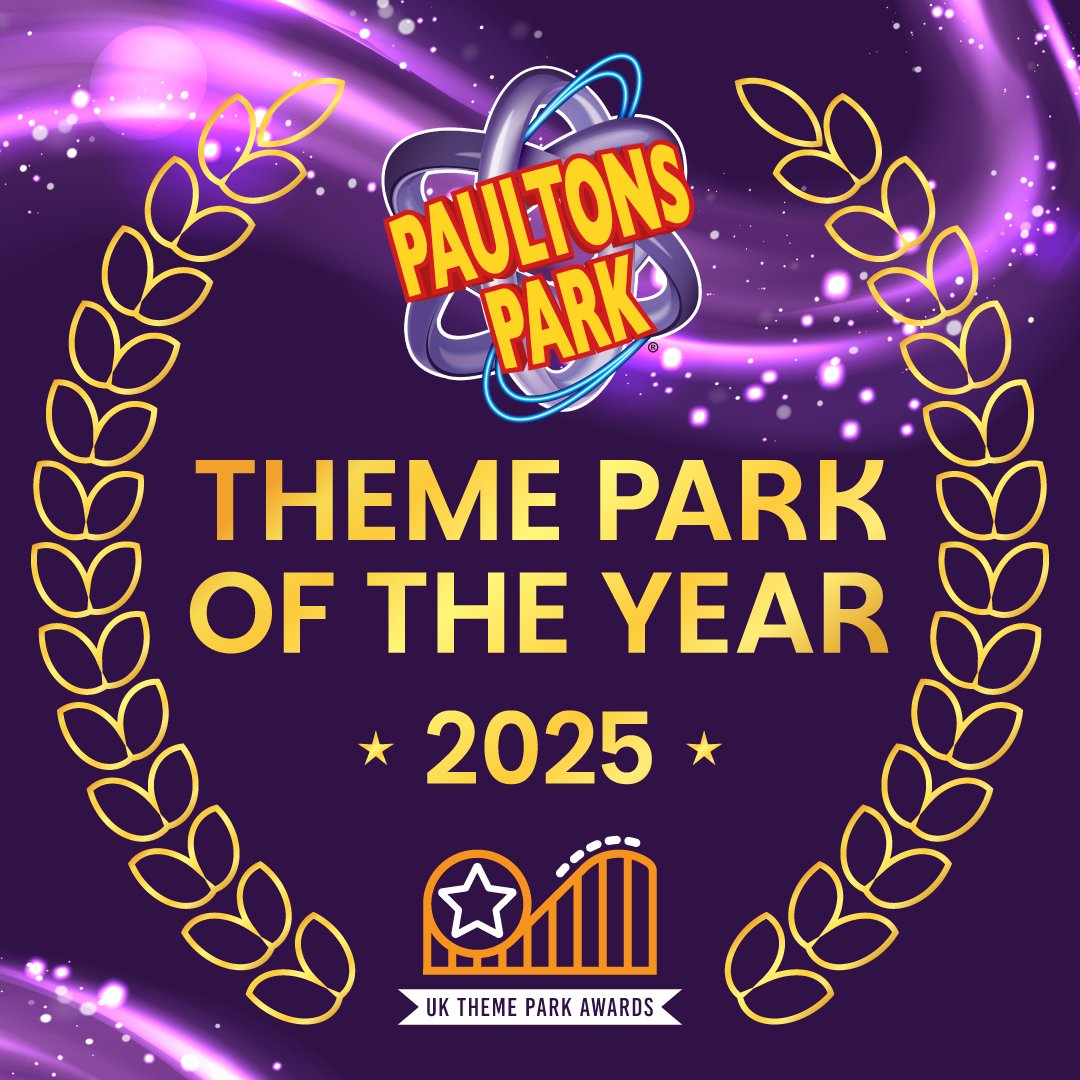 🌟 THEME PARK OF THE YEAR! 🌟 
Thank you so much for all of your votes at the 2025 UK Theme Park Awards!
We are delighted to have been presented with 10 awards this year:
🥇 Theme Park of the Year
🥇 Best New Attraction (Ghostly Manor)
🥇 Best Theme Park for Toddlers
🥇 Best