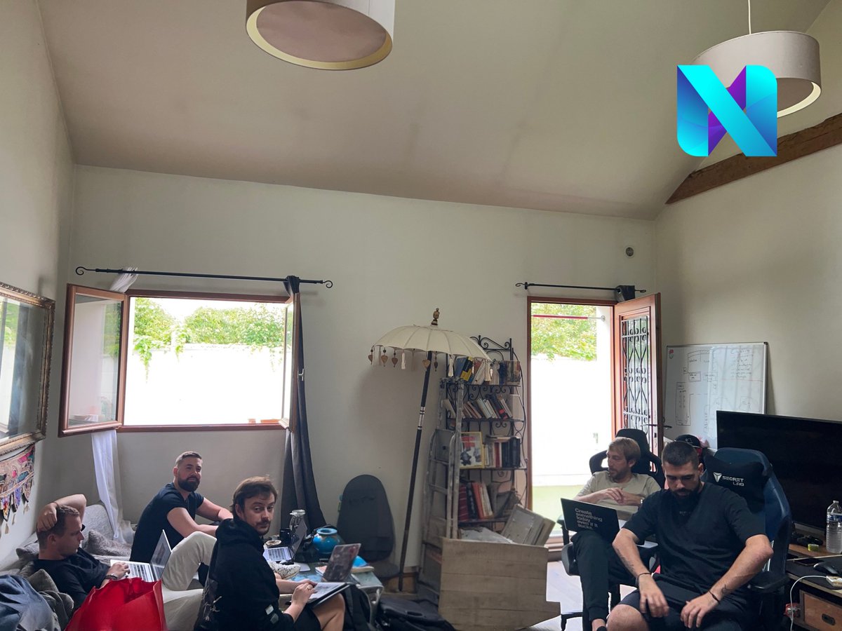 NfinityLabs's tweet image. 2021
- ⁠5 friends
- No track record
- ⁠5 laptop, 2 seats, 1 couch, 1 table
- ⁠Working in @fomoboyzs tiny studio

2025
- ⁠⁠11 full-time
- ⁠Worked with 50+ clients
- 11 Laptops, 9 seats, 2 couches, 9 Tables, 1 cat
- ⁠A massive office in Paris 🇫🇷
