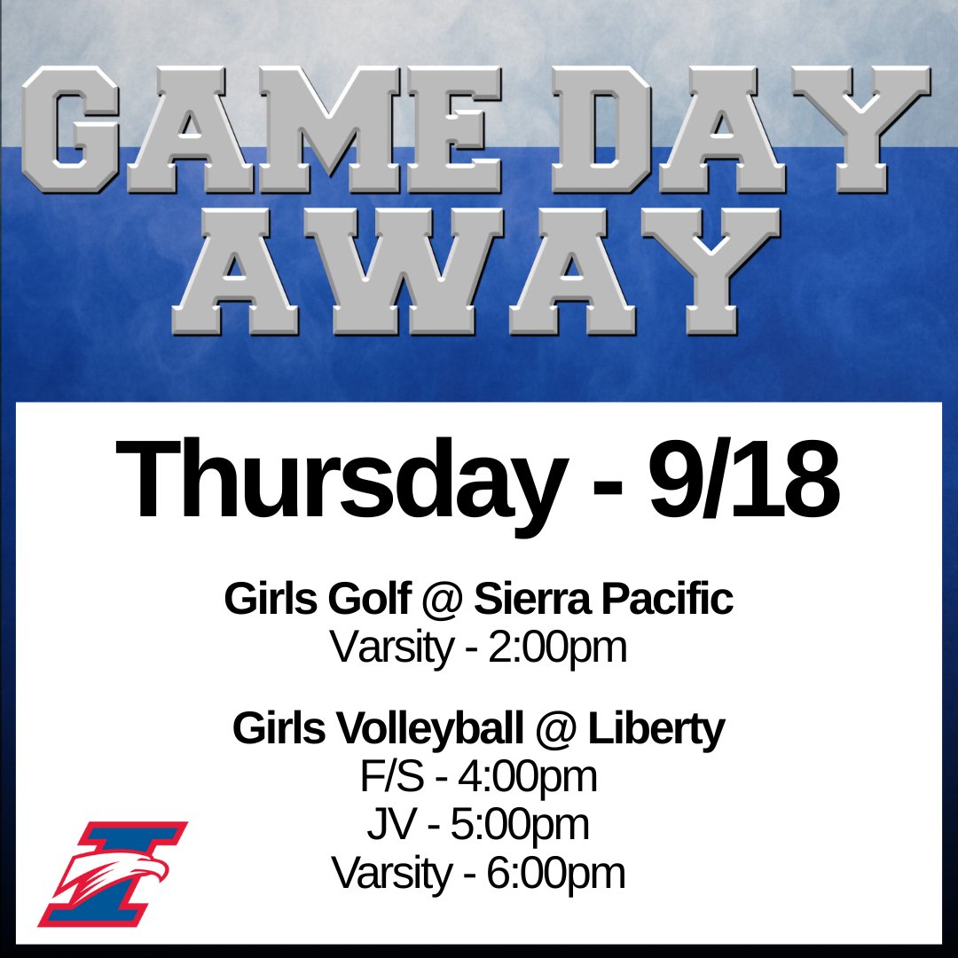 Immanuel Athletics (@ihsnation) on Twitter photo Girls golf and volleyball both are on the road today! 
#GoEagles Girls golf and volleyball both are on the road today! 
#GoEagles