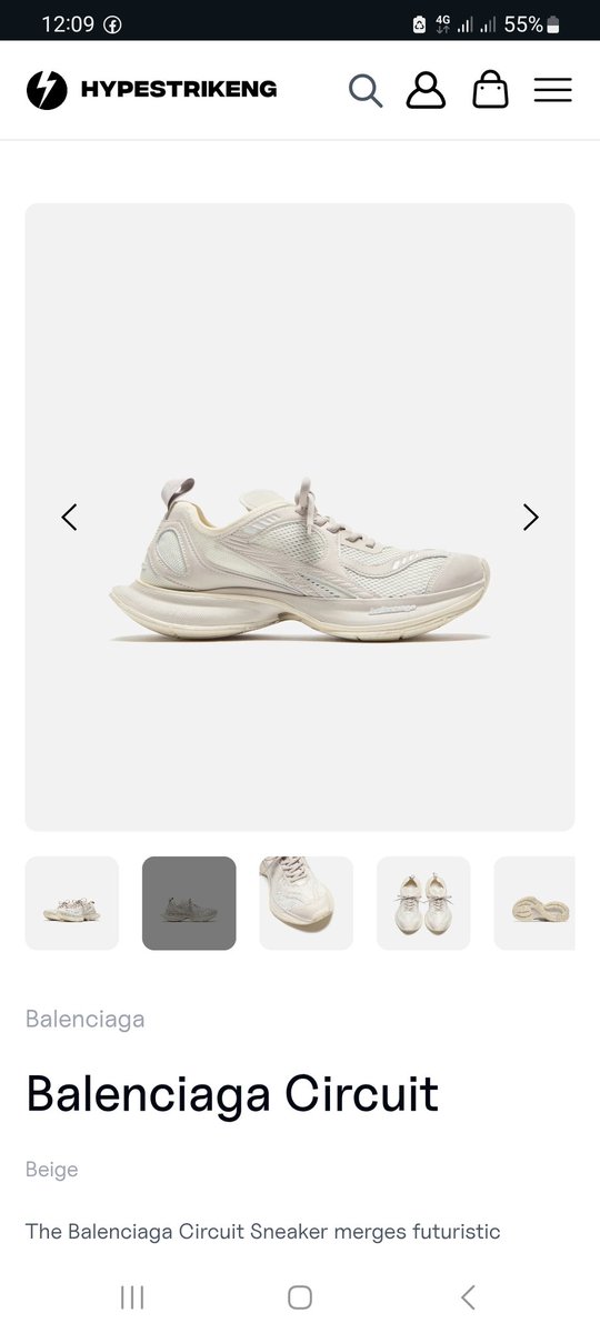 Hypestrikeng's tweet photo. The Balenciaga Circuit Beige screams luxury on every side. It's a street-ready design that meets comfort. Constructed with a breathable mesh upper, it is reinforced with polyester and polyurethane overlays for structure and durability.

Shop now to experience bold sophistication with every step.

Visit our website https://t.co/uFcldX8ySY to order. 

#hypestrikeng