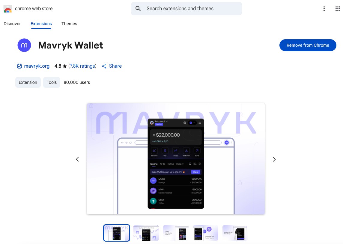 🚨 Attention, Mavryks! Wallet Update Required 🚨

Mavryk Mainnet goes live in 2 hours 🎉

To access it, simply update your Mavryk wallet to the latest version from the Chrome Extension Store.

👉 chromewebstore.google.com/detail/mavryk-…