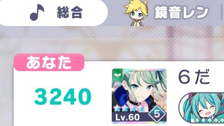 mikulive6da's tweet image. 改めてイベおつです！
バッジの換金も終わって総合報酬も完全回収完了。
順位的には
初音ミクチャプター 940位
他のバチャシンは全員1万位台
総合3240位
でした。

#プロセカ #バチャシン #ワールドリンク