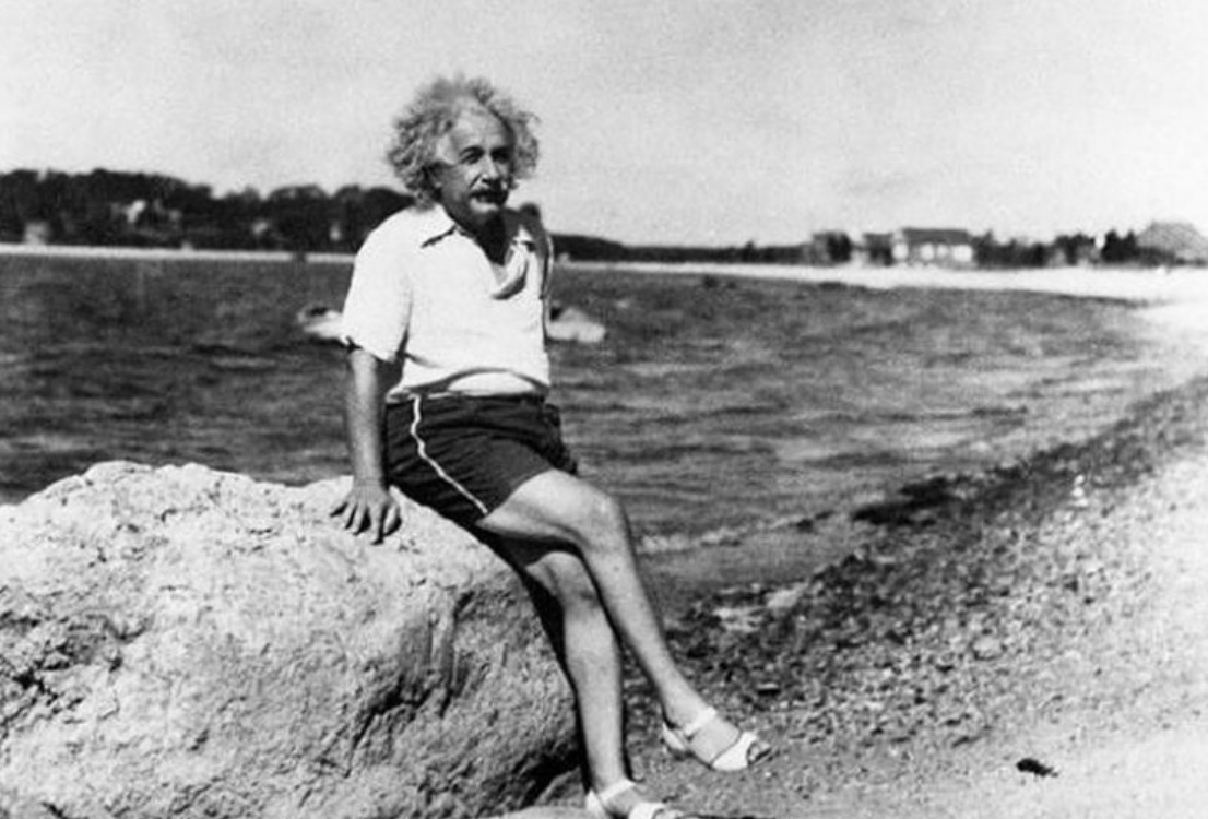 AlbertEinstein's tweet image. Sad that summer is over. #ThrowbackThursday