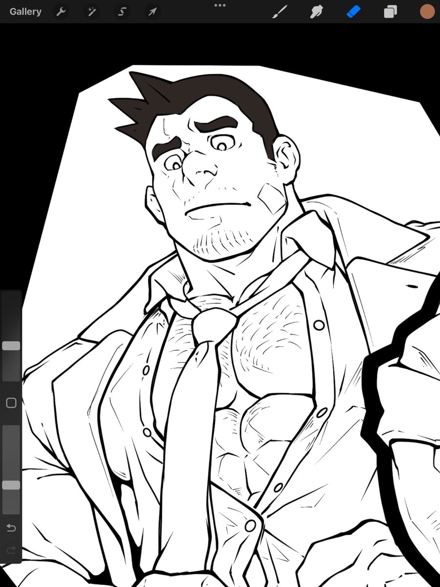 VibesElevator's tweet image. Finally drawing again, and if you don’t know who Dick Gumshoe is, I’m not sorry.