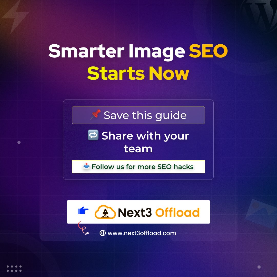 williamjhonson_'s tweet image. Boost Your Rankings with Smarter Image SEO!

📝Rename your image files properly
🏷️Add smart ALT text for better SEO
📐Use the right format (WebP, PNG, JPEG)
⚡Compress images for faster speed

Read more→next3offload.com

#ImageSEO #WordPressTips #SEOHacks #WebsiteGrowth