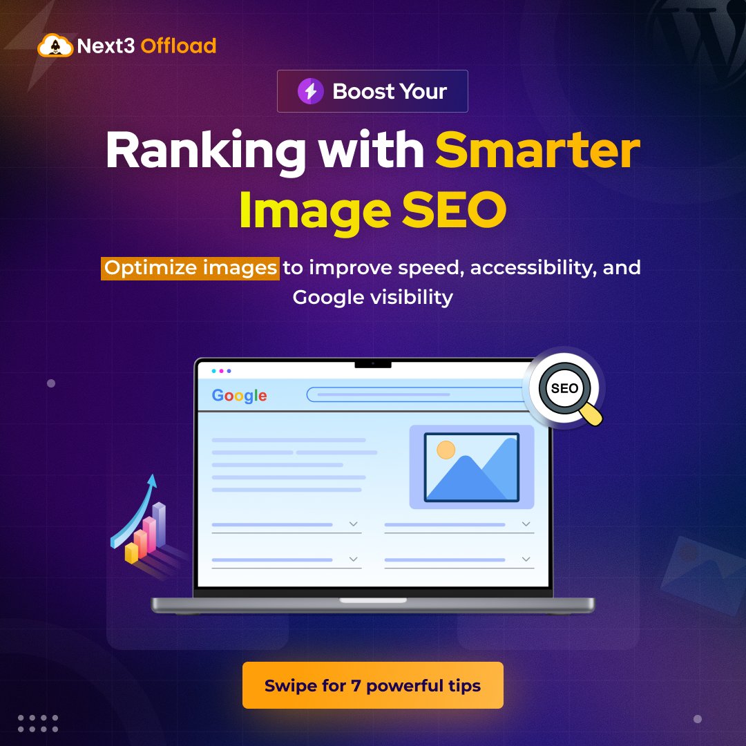 williamjhonson_'s tweet image. Boost Your Rankings with Smarter Image SEO!

📝Rename your image files properly
🏷️Add smart ALT text for better SEO
📐Use the right format (WebP, PNG, JPEG)
⚡Compress images for faster speed

Read more→next3offload.com

#ImageSEO #WordPressTips #SEOHacks #WebsiteGrowth